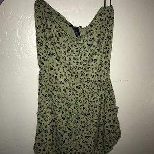 Super cute strapless romper!!